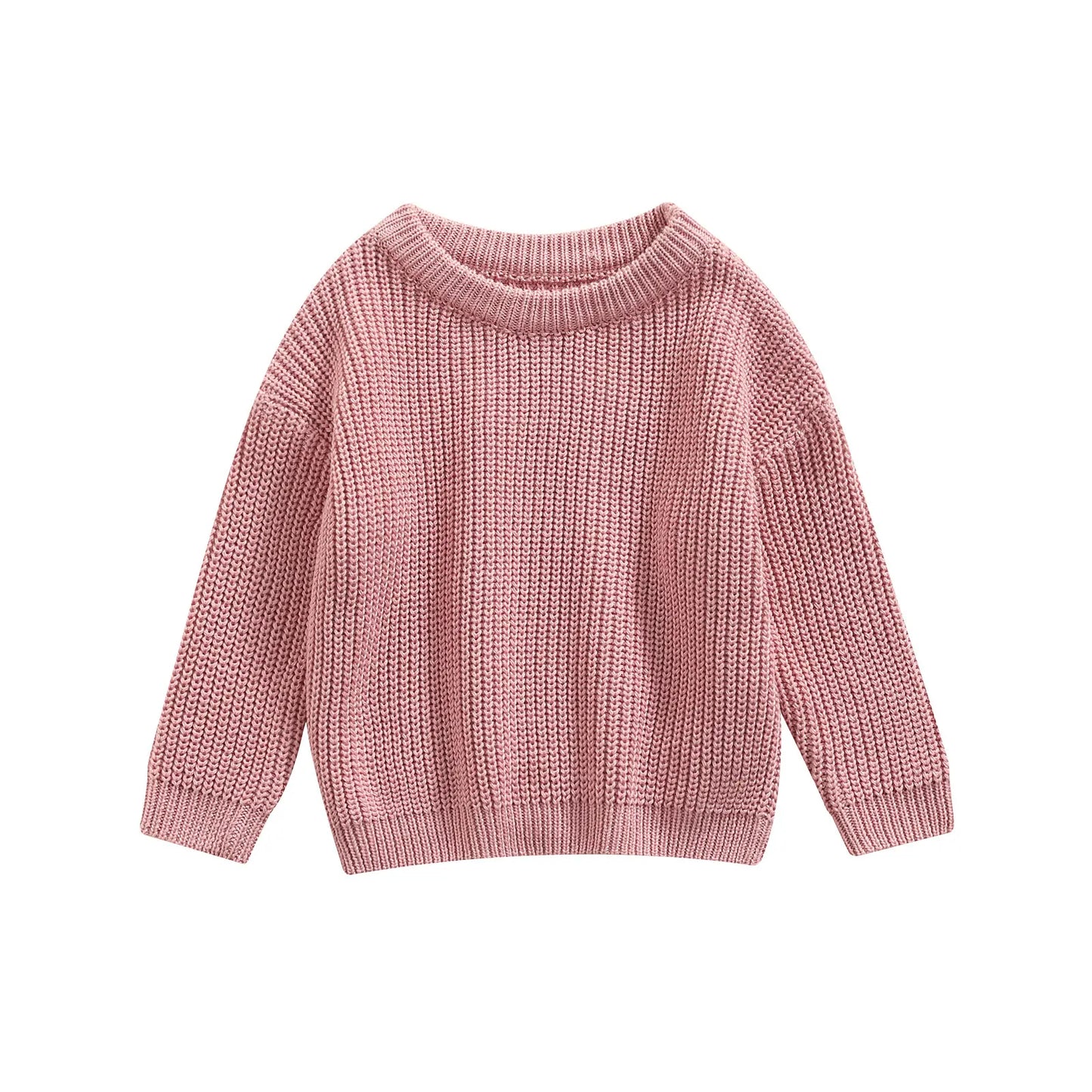 Autumn Baby Sweater - Cotton Knitwear for Boys & Girls, Long Sleeve Pullover